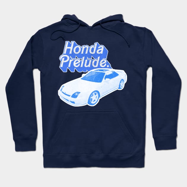 Honda Prelude (Blue) /// Original Retro Design Hoodie by DankFutura